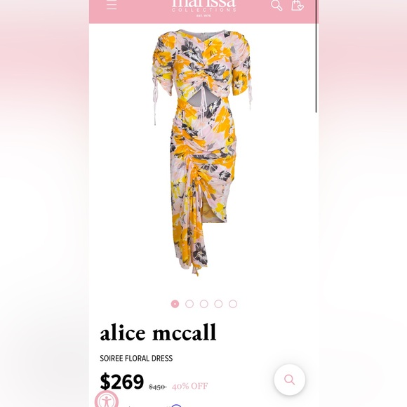 Alice McCall soirée floral dress - Picture 2 of 6